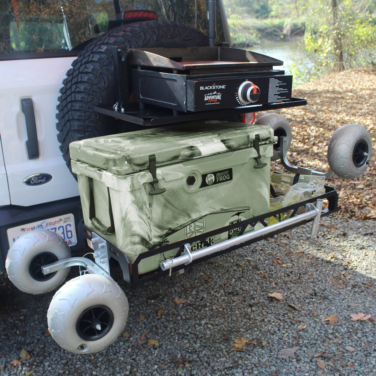 Ford Bronco Raptor (2022+) Swing-Away Cargo Rack & Bike Carrier | rucRak Grunt