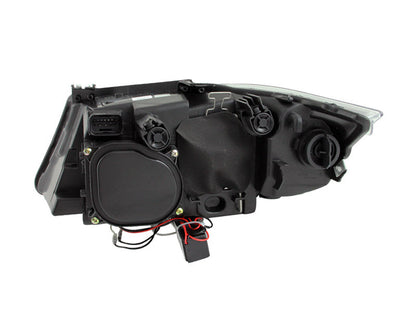 Anzo 2006-2008 BMW 3 Series E90-E91 Projector Headlights w/ Halo w/ LED Bar