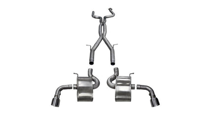 Corsa Performance 16-18 Chevy Camaro SS 6.2L Xtreme 2.75in Cat-Back Dual Rear Exit
