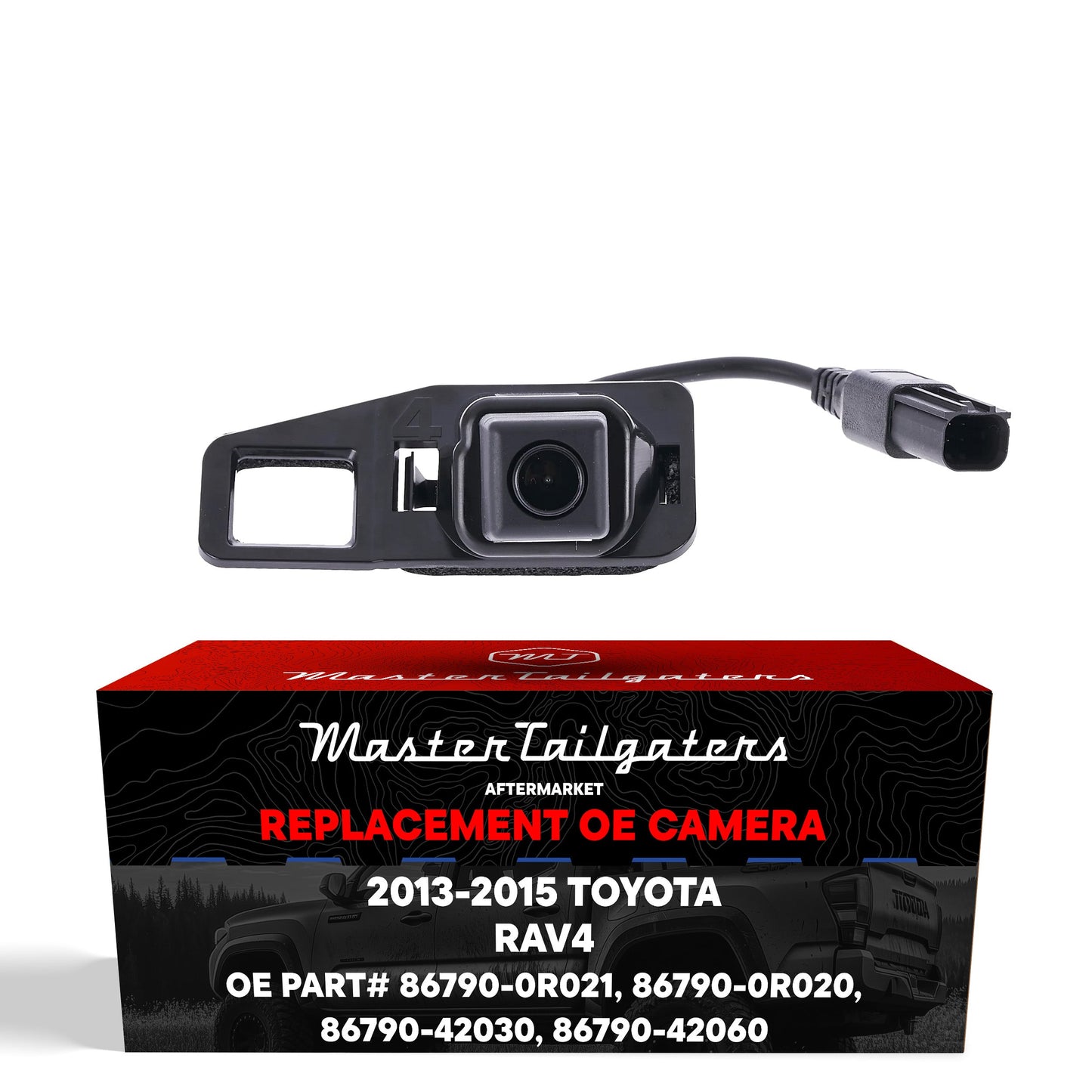 Toyota RAV4 (2013-2015) OEM Replacement Backup Camera OE Part # 86790-0R020, 86790-0R021, 86790-42030, 86790-42060
