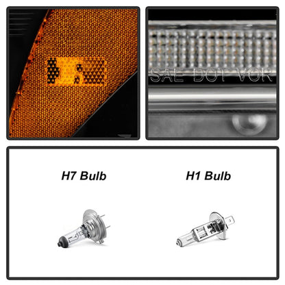 SPYDER Signature 20-22 Ford F250/F350 (Halogen) Proj. Headlights - Black (PRO-YD-FS20HALSI-SEQ-BK) 5088628