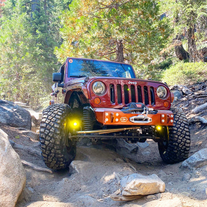 Gauntlet Series Front Stubby Bumper for Jeep JK Wrangler (2007-2018)