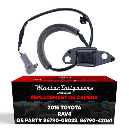 Toyota RAV4 (2015) OEM Replacement Backup Camera OE Part # 86790-0R022, 86790-42061