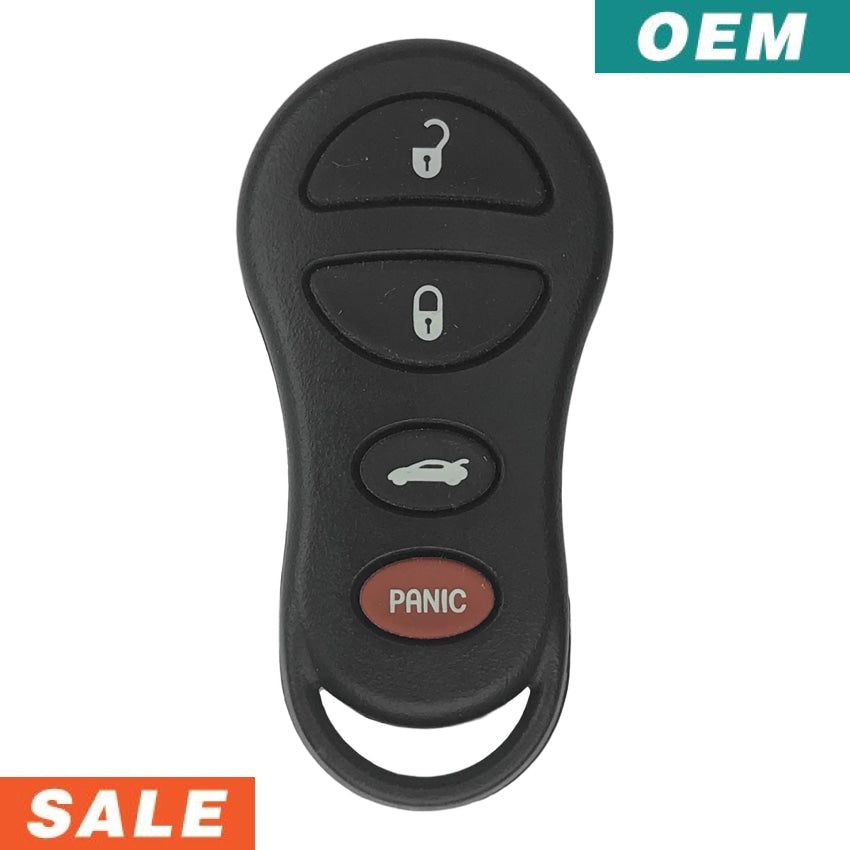 Chrysler Dodge Jeep 4 Button Keyless Entry Remote 2001-2006 GQ43VT17T (OEM)