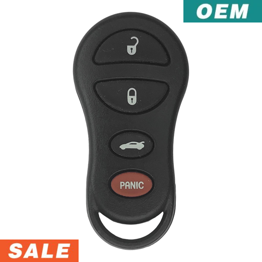 Chrysler Dodge Jeep 4 Button Keyless Entry Remote 2001-2006 GQ43VT17T (OEM)