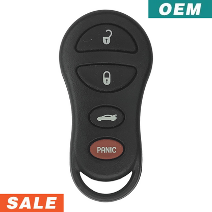 Chrysler Dodge Jeep 4 Button Keyless Entry Remote 2001-2006 GQ43VT17T (OEM)
