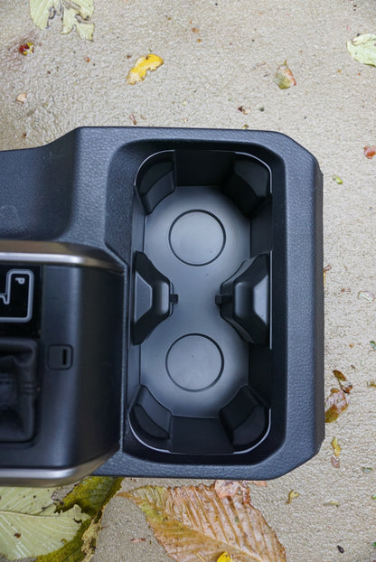 Oversize Cup Holder with Tray (2016-2023 Tacoma) - BLACK