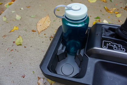 Oversize Cup Holder with Tray (2016-2023 Tacoma) - BLACK
