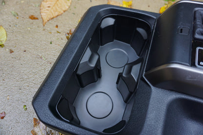 Oversize Cup Holder with Tray (2016-2023 Tacoma) - BLACK