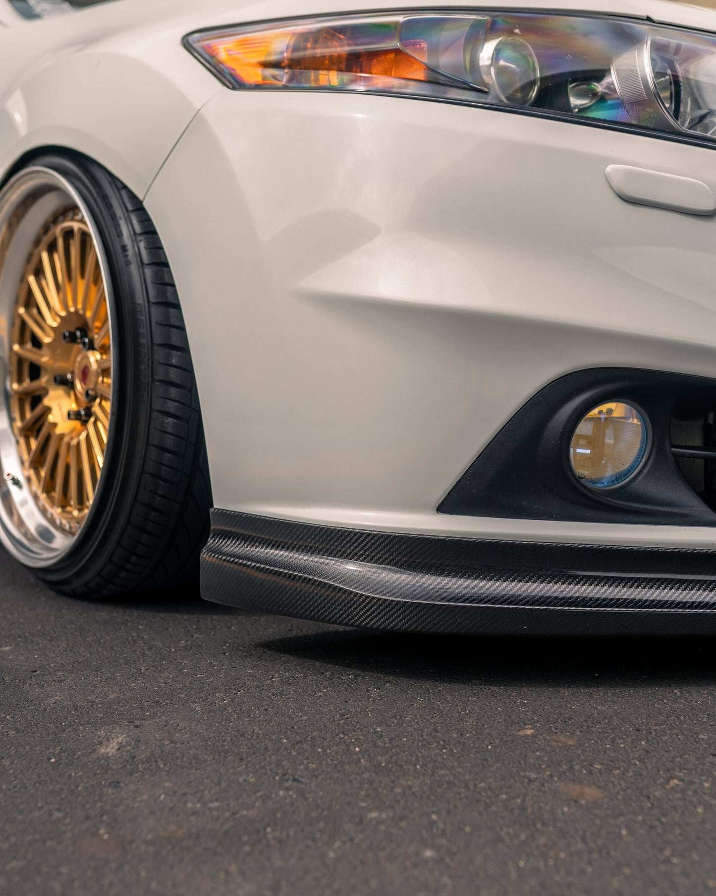 Spdz1 09-14 Acura Tsx Modulo Carbon Fiber Front Lip