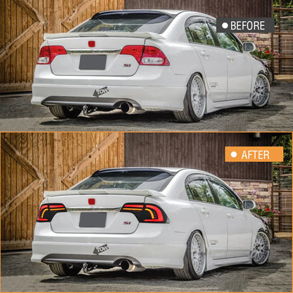 2006-2011 Civic Sedan LED Plug And Play Tail Lights