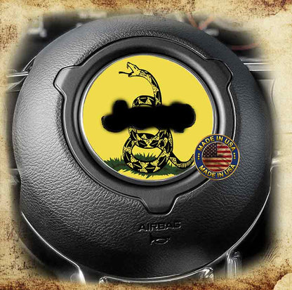 Steering wheel decal Don't Tread on me 159