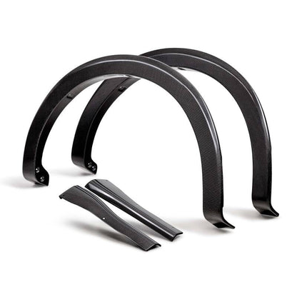 Anderson Composites 21-24 Ford F-150 (Non-Raptor) Type-AO Carbon Fiber Rear Fender Flares AC-FLR21FDF150-R-AO