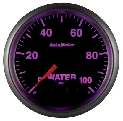 Autometer 2-1/16 E/S Water Press. Gauge - 0-100psi ATM5668