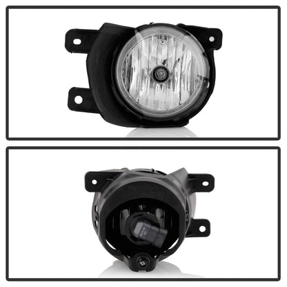 Spyder Toyota Sequoia 08-16 OEM Style Fog Lights w/OEM Fit Switch - Fog Bulbs-4145(Included) - Clear 5087133