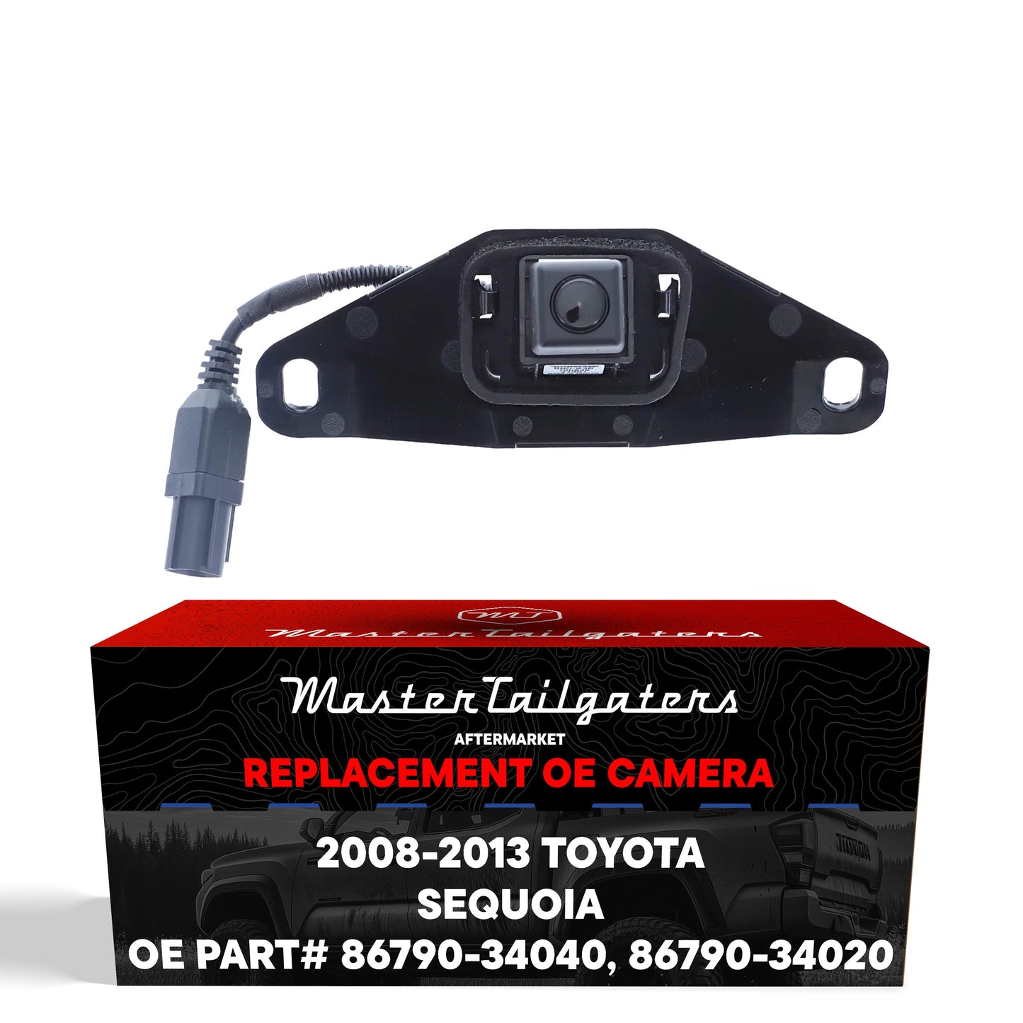 Toyota Sequoia (2008-2013) OEM Replacement Backup Camera OE Part # 86790-34020, 86790-34040