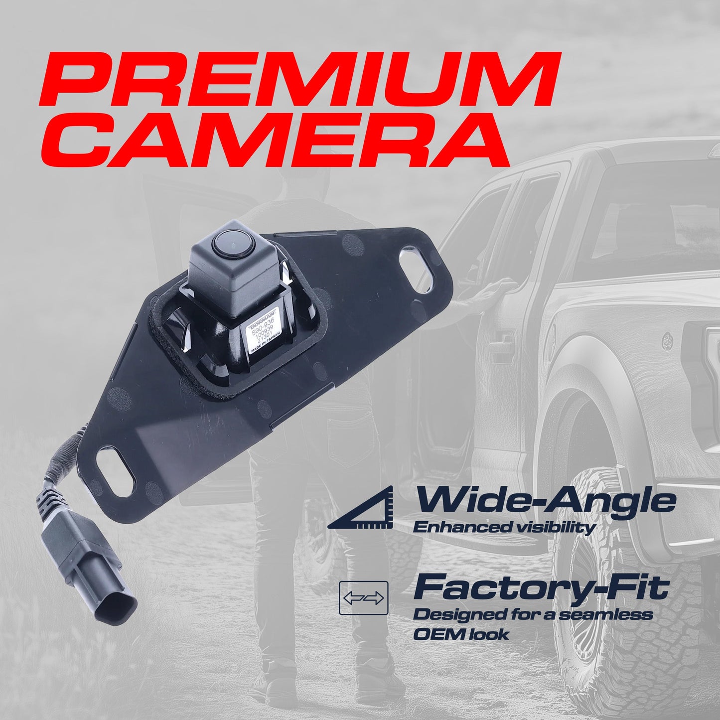 Toyota Sequoia (2008-2013) OEM Replacement Backup Camera OE Part # 86790-34020, 86790-34040