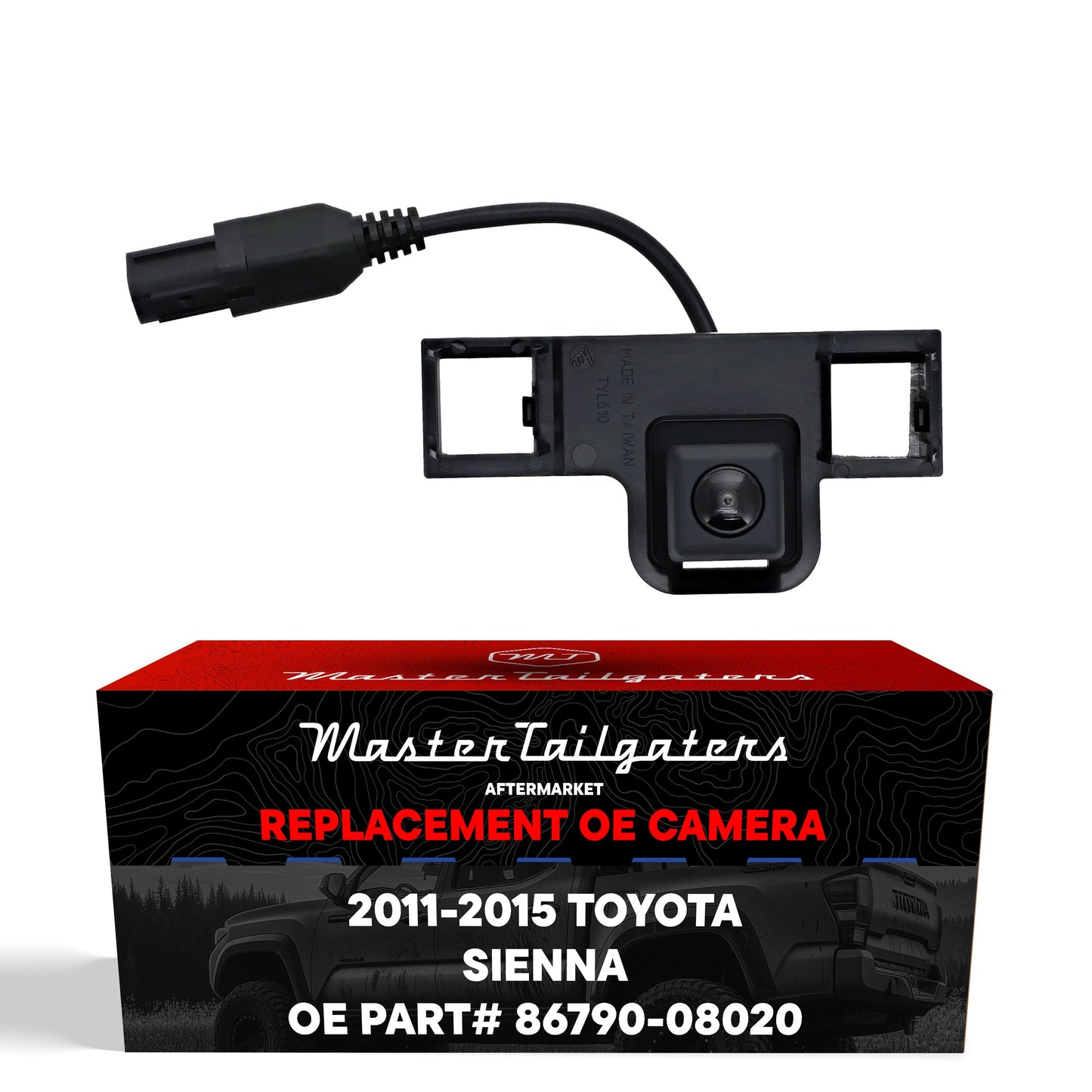 Toyota Sienna w/o Harness (2011-2015) OEM Replacement Backup Camera OE Part # 86790-08020