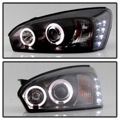 Spyder Chevy Malibu 04-07 Projector Headlights LED Halo LED Black High H1 Low H1 PRO-YD-CM04-HL-BK 5042675