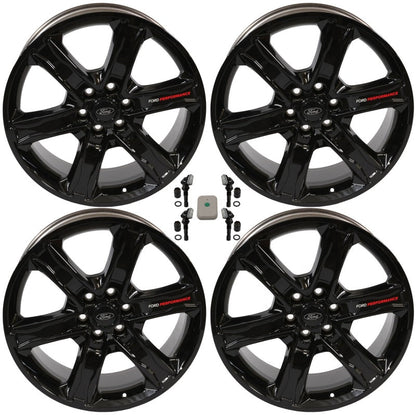 Ford Racing 15-22 F-150 22x9.5in Wheel Kit - Gloss Black M-1007K-S2295GB