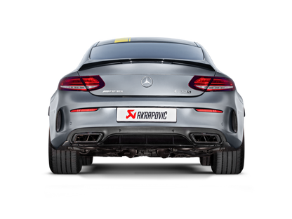 Akrapovic 16-17 AMG C63 Coupe Evolution Line Cat Back (Titanium) w/ Carbon Tips (Req. Link Pipe) MTP-ME/T/3H