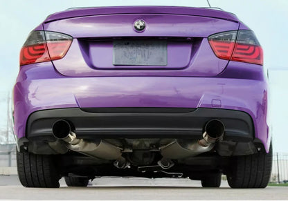 BULL BOOST PERFORMANCE Stainless Steel Catback Exhaust System For BMW 335i E90 E92 E93 2007-2010 N54 Polished Tips