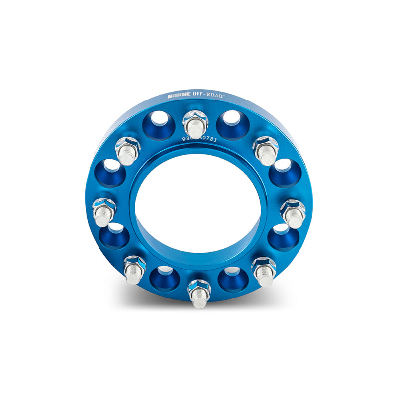 Borne Off-Road Wheel Spacers 8x180 124.1 45 M14 Blue BNWS-009-450BL