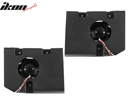 1999-2003 Ford F-150 Ring Style 2PC Projector Fog Lights Black Housing