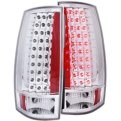 Anzo 2007-2014 Chevrolet Suburban LED Taillights Red/Clear G4