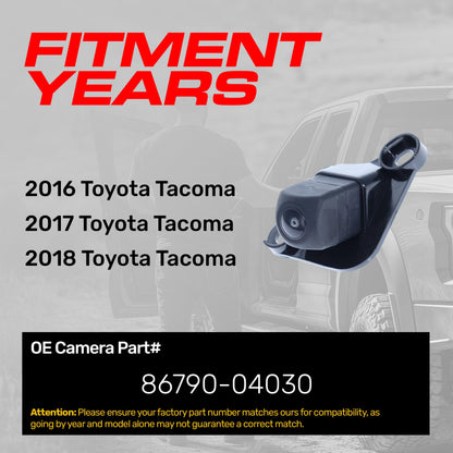 Toyota Tacoma (2016-2018) OEM Replacement Backup Camera OE Part # 86790-04030