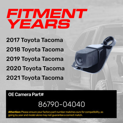 Toyota Tacoma (2017-2021) OEM Replacement Backup Camera OE Part # 86790-04040