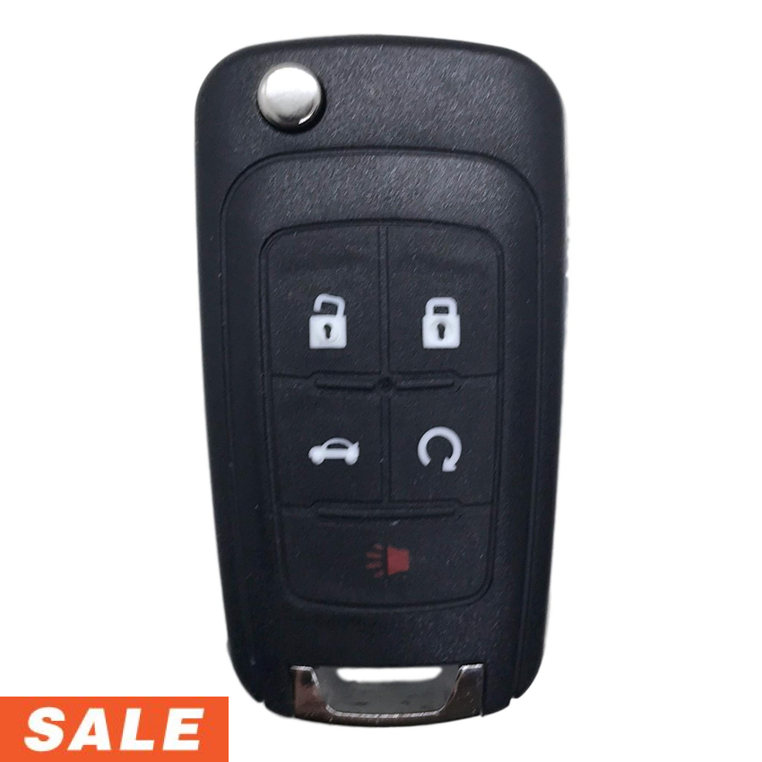 GM 5 Button Flip Key w/ PEPS 2010-2021 for FCC OHT01060512 | Aftermarket