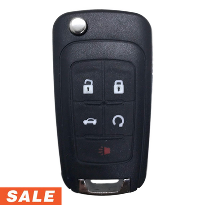 GM 5 Button Flip Key w/ PEPS 2010-2021 for FCC OHT01060512 | Aftermarket