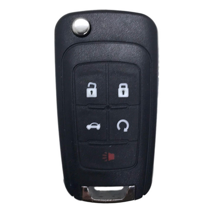 GM 5 Button Flip Key w/ PEPS 2010-2021 for FCC OHT01060512 | Aftermarket (3 Pack)