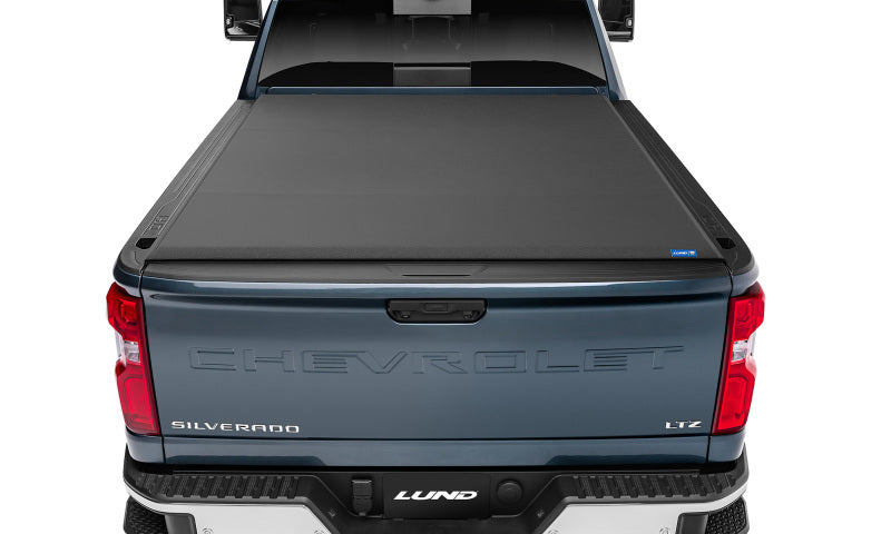 Lund 15-19 Sierra Silverado 2500/3500 (8ft. Bed) Genesis Elite Roll Up Tonneau Cover - Black