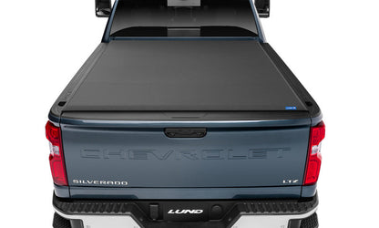 Lund 15-19 Sierra Silverado 2500/3500 (8ft. Bed) Genesis Elite Roll Up Tonneau Cover - Black