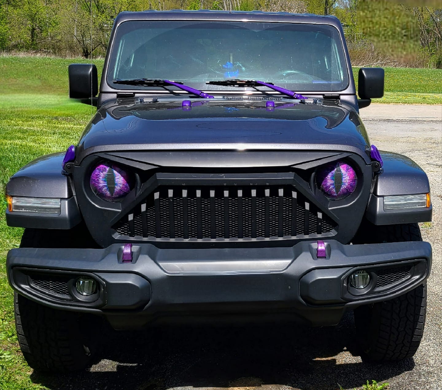 Purple cat eyes 51