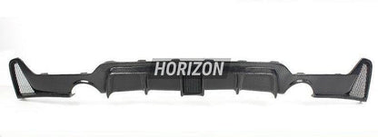 K Style Carbon Fiber Rear Diffuser w/ Functional Third Brake Light - F32 4-SERIES