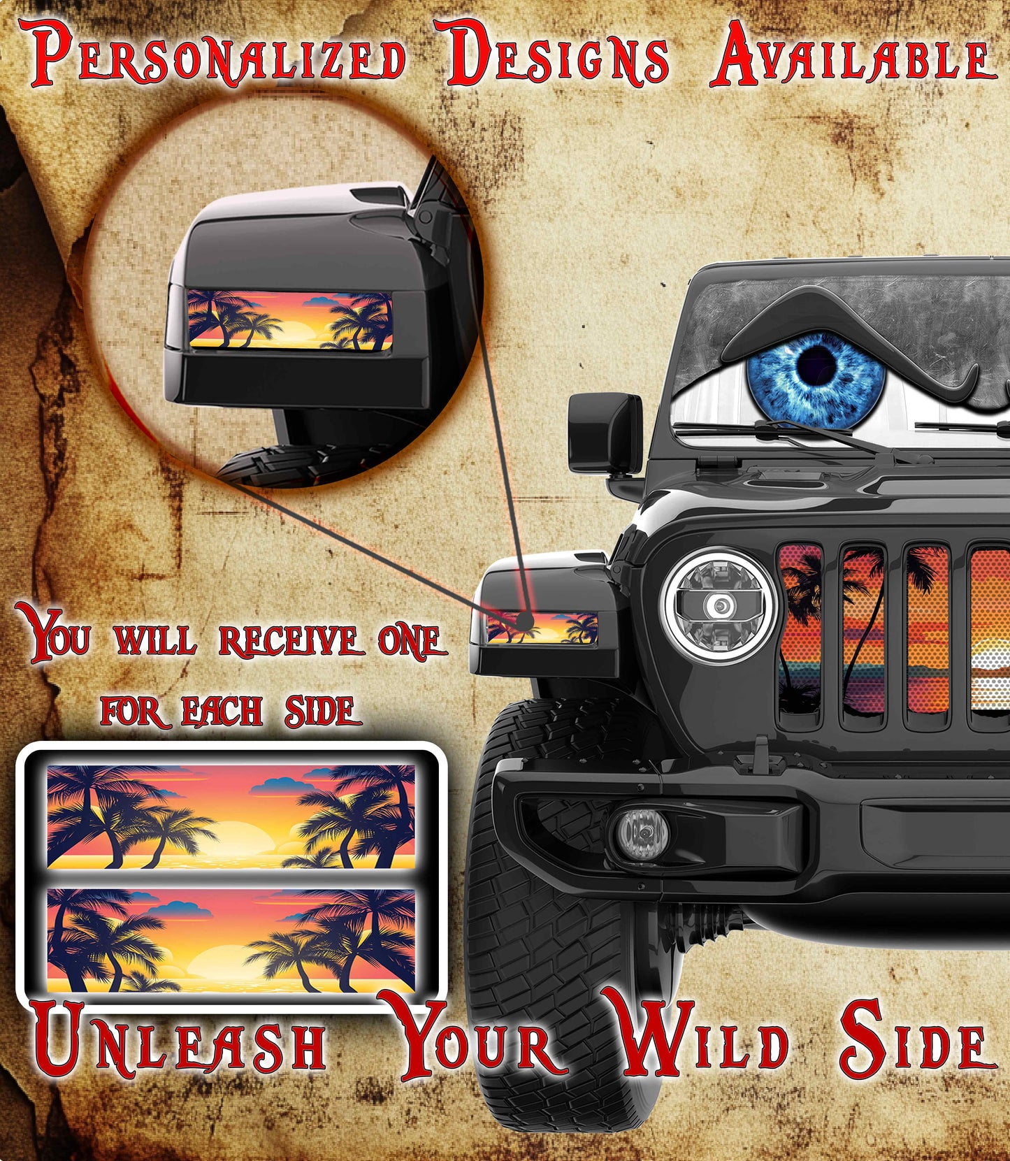 sunrise beach Jl and Gladiator Turn signal decal 34