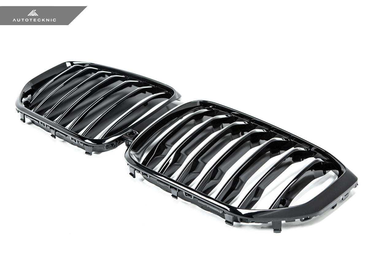 AutoTecknic Gloss Black Front Grille - BMW G05 X5 Pre-LCI