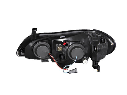 Anzo 2000-2004 Infiniti I30 Projector Headlights w/ Halo Black