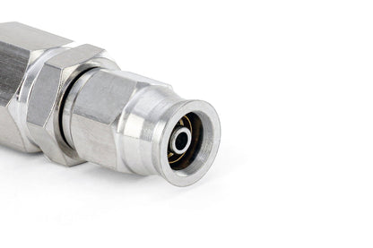 HPS Performance Products Compression Teflon Hose End to AN Female for PTFE Hose, Stainless Steel