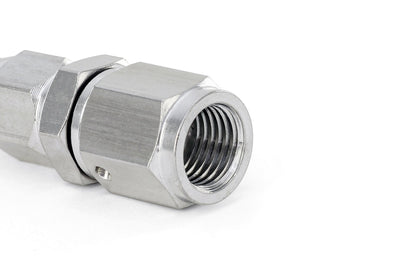 HPS Performance Products Compression Teflon Hose End to AN Female for PTFE Hose, Stainless Steel