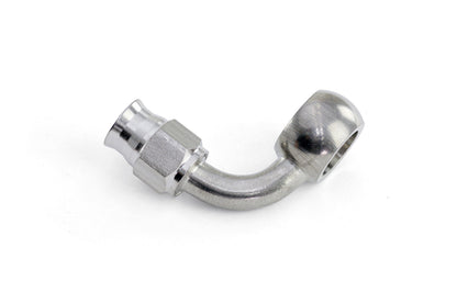 HPS Performance Products Compression Teflon Hose End to AN Female with 10mm Banjo for PTFE Hose, Stainless Steel