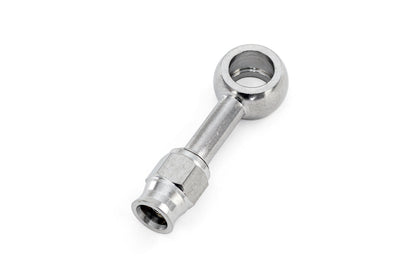 HPS Performance Products Compression Teflon Hose End to AN Female with 10mm Banjo for PTFE Hose, Stainless Steel