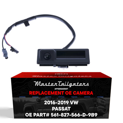 VW Passat w/ Release Switch [From 8-24-15] (2016-2019) OEM Replacement Backup Camera OE Part # 561-827-566-D-9B9