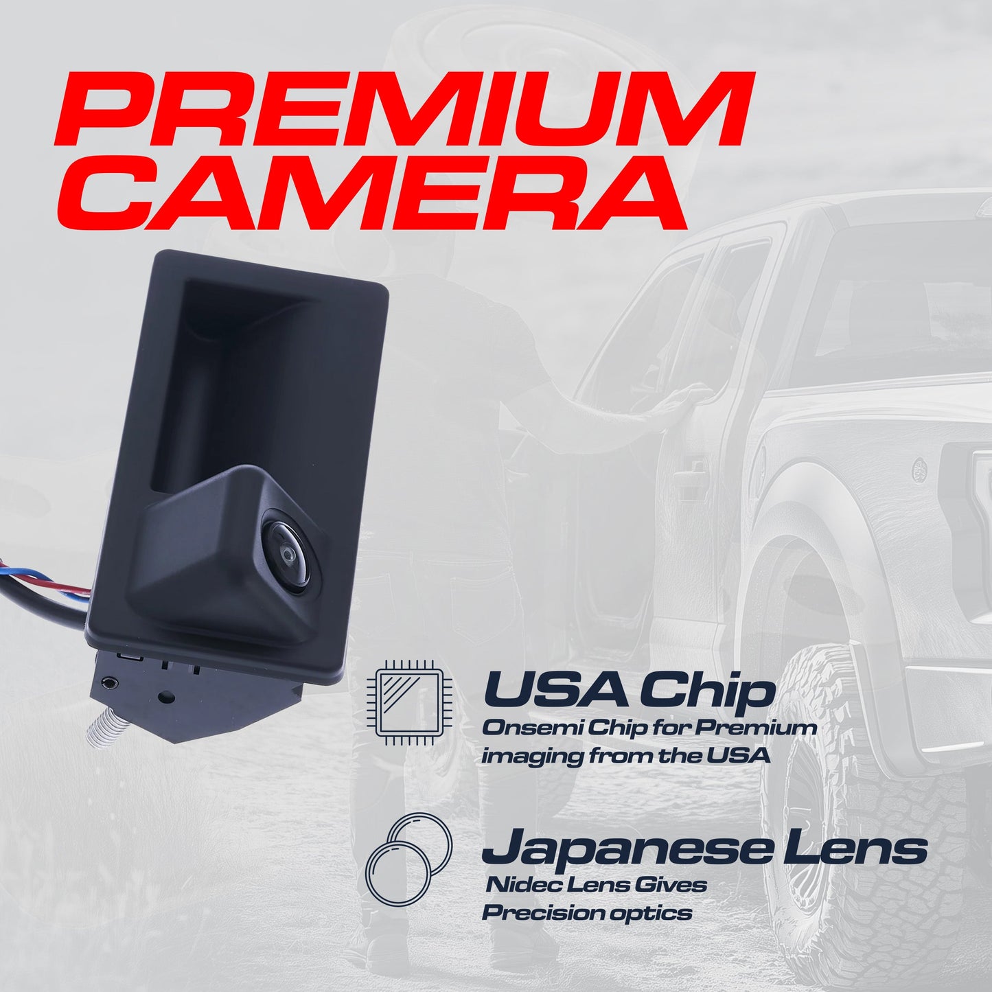 VW Passat w/ Release Switch [From 8-24-15] (2016-2019) OEM Replacement Backup Camera OE Part # 561-827-566-D-9B9