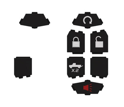 Injection Fob IF022 (V1.5 2014-2018 Chevy/GMC) - BLACK