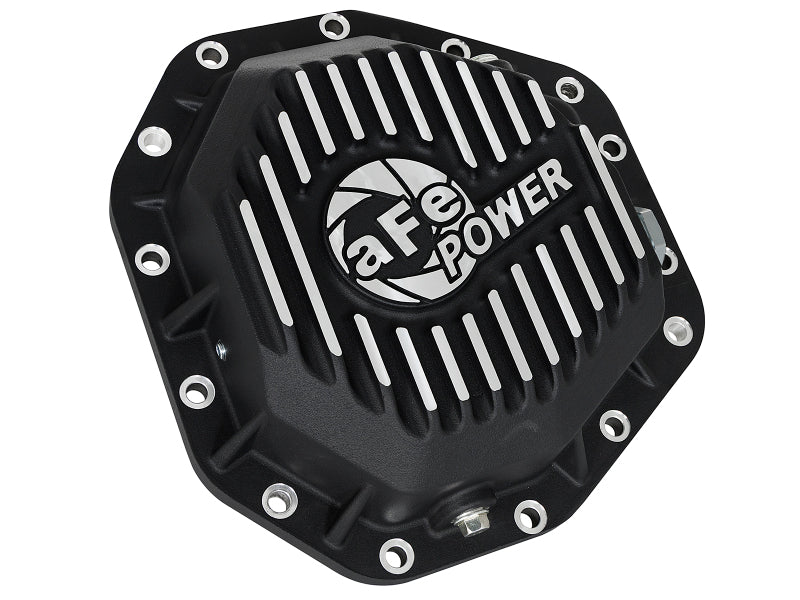 aFe Power Front/Rear Diff Cover Kit w/ Oil 17-22 Ford Diesel V8 (Dana Super 60 & Dana M275-14)