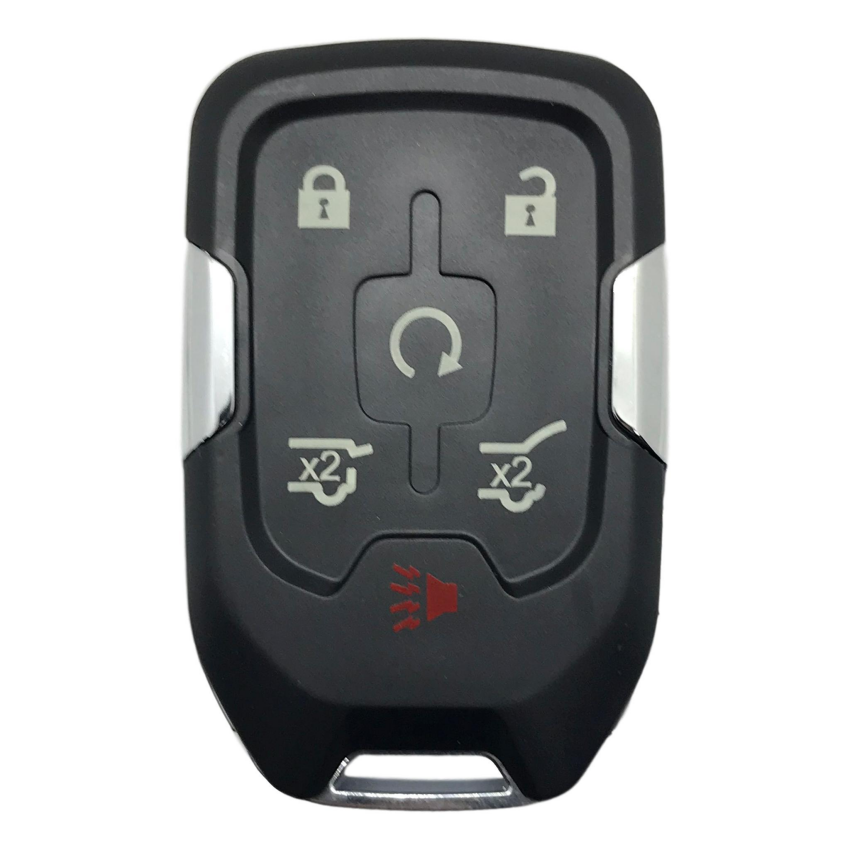 GMC Chevrolet 2014-2020 6 Button Smart Key for FCC: HYQ1AA (2 Pack)
